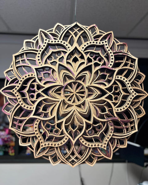 23" Wood Mandala