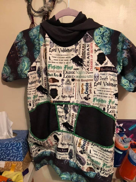 Builder Raglan, Kids Sizes *Custom Order* Pocket T-Shirts. Cowl Neck or Hoodie