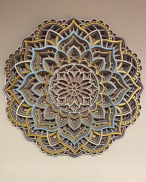 Original Wood Mandala
