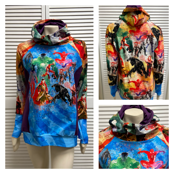 Storyteller Pocket Raglan *Special Order Deposit* Pocket T-Shirts. Cowl Neck or Hoodie