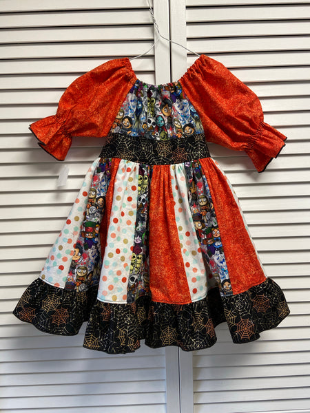 *Master of Spooky* Buttercup Dress. Size 24 Months.