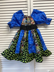 *Master of Spooky* Buttercup Dress. Size 24 Months.